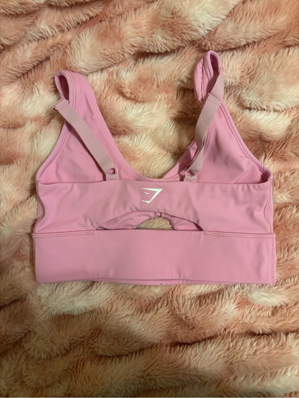 Gymshark Pink Adjustable-Strap Sports Bra